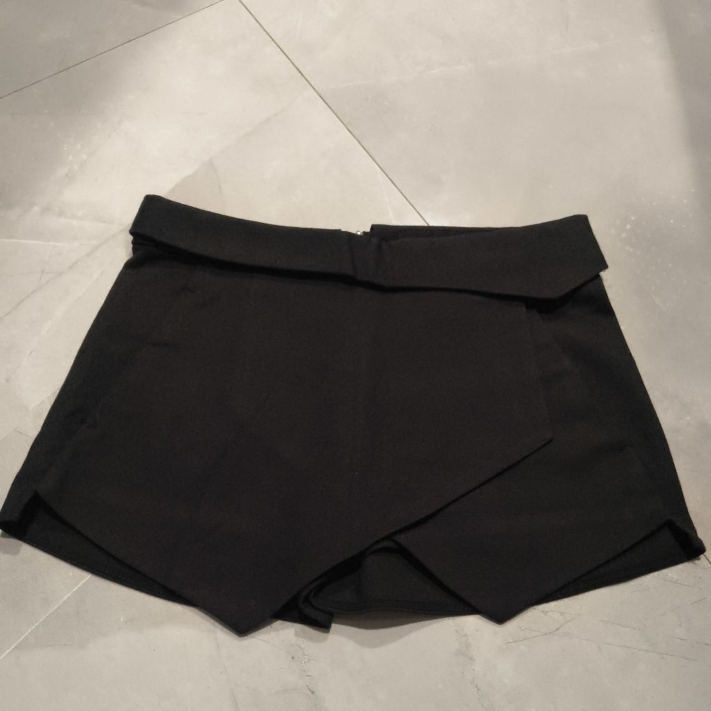 zara basic skort