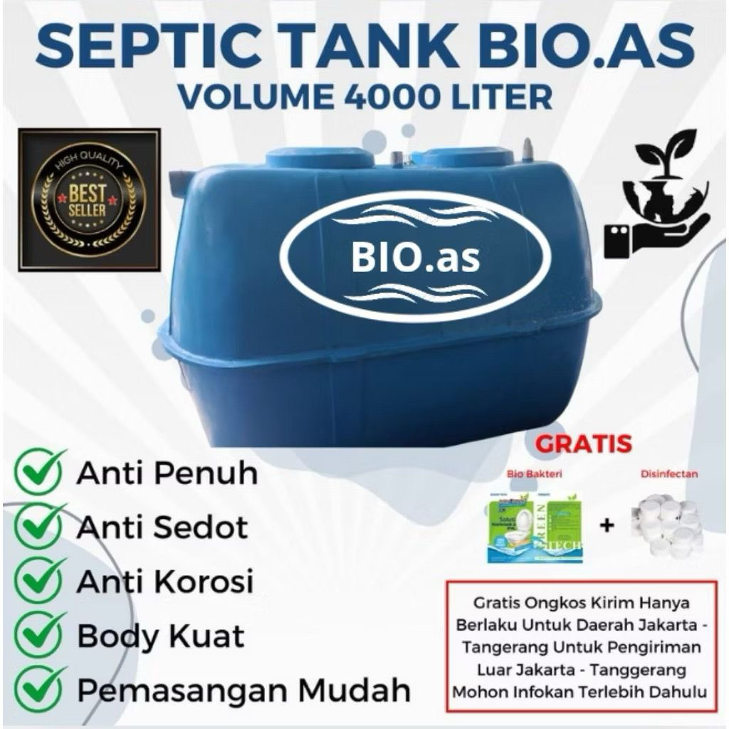 BIO SEPTIC TANK BIO AS 4000L