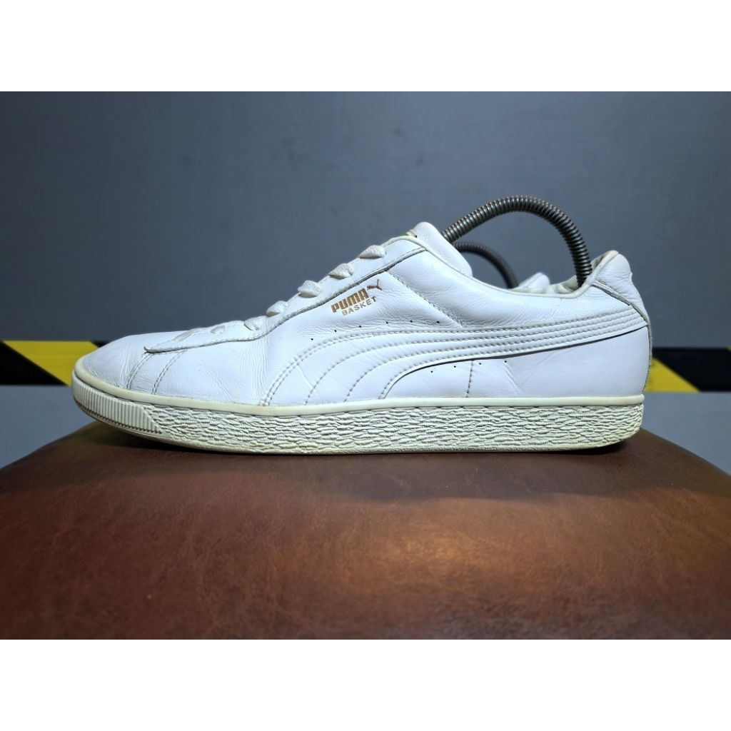 Puma Basket Leather White Size 47 Original Good Condition