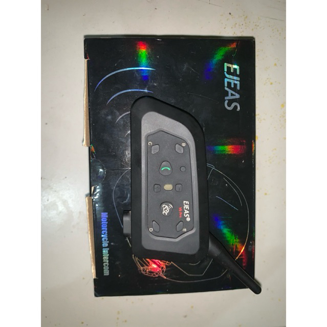 (MODUL ONLY) Intercom Helm EJEAS V6 PRO PLUS - Koneksi Bluetooth Hingga 6 Rider