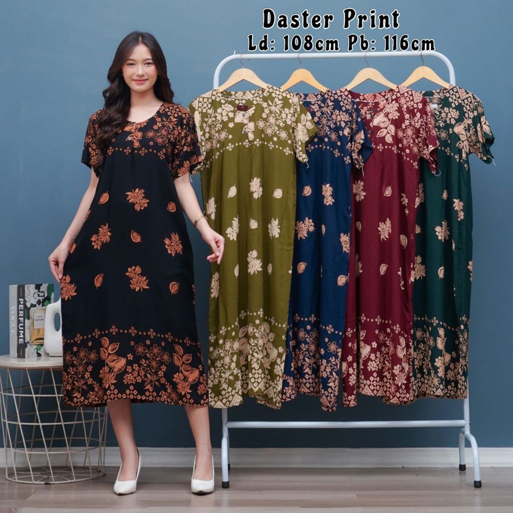 Daster Print | Daster Batik | Gamis Batik | Batik Pekalongan | Daster Murah