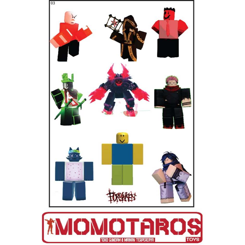 Sticker Roblox Forsaken 1 pc