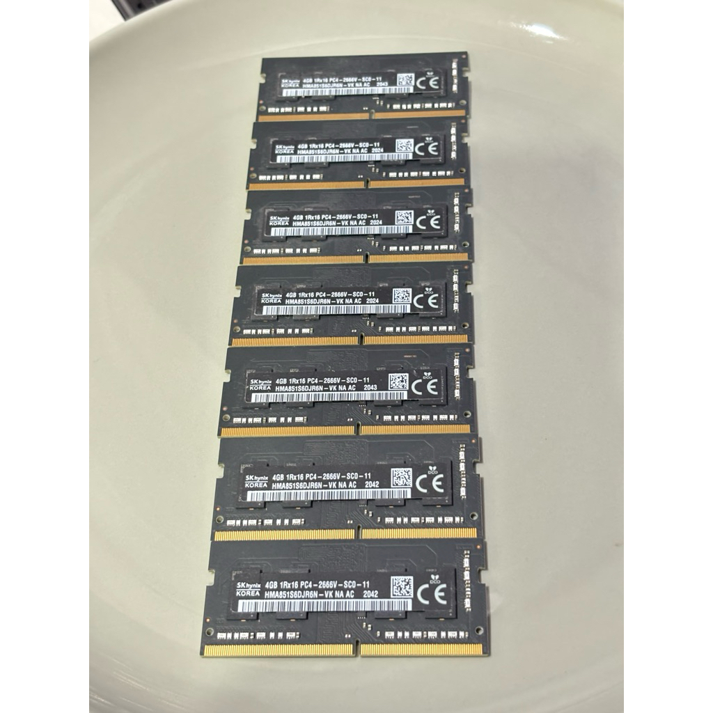 SKHYNIX KOREA RAM 4GB DDR4 SECOND 1RX16