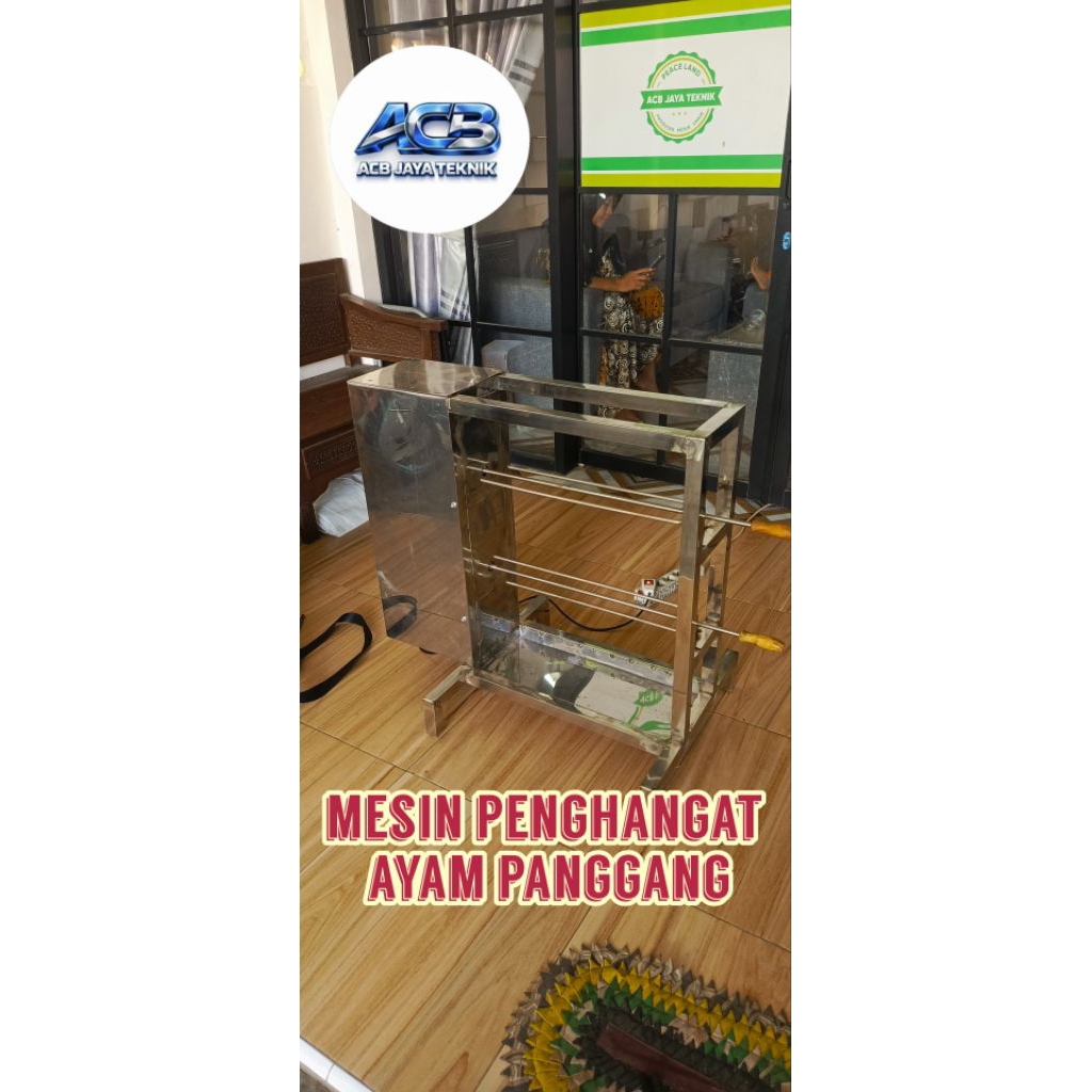 Mesin Penghangat Ayam Panggang / Mesin Warmer Display