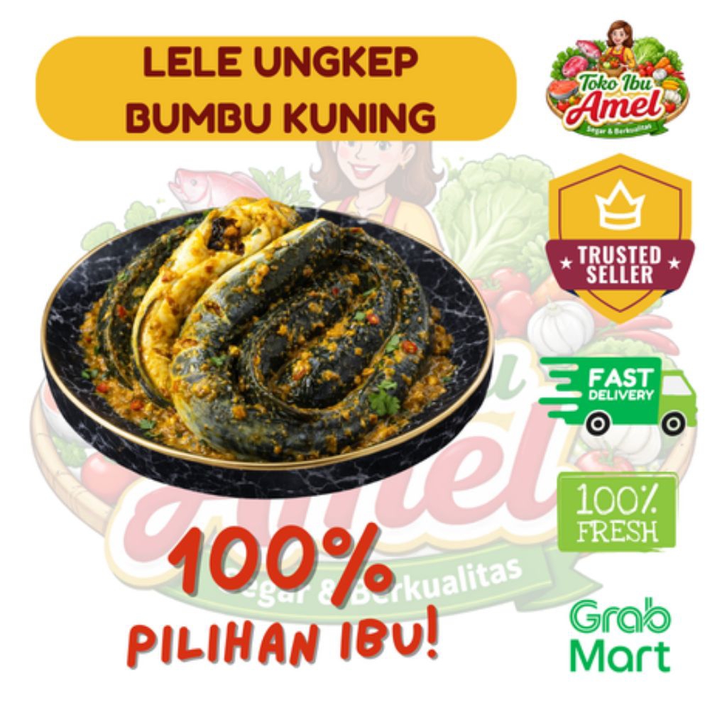 Lele Ungkep Bumbu Kuning