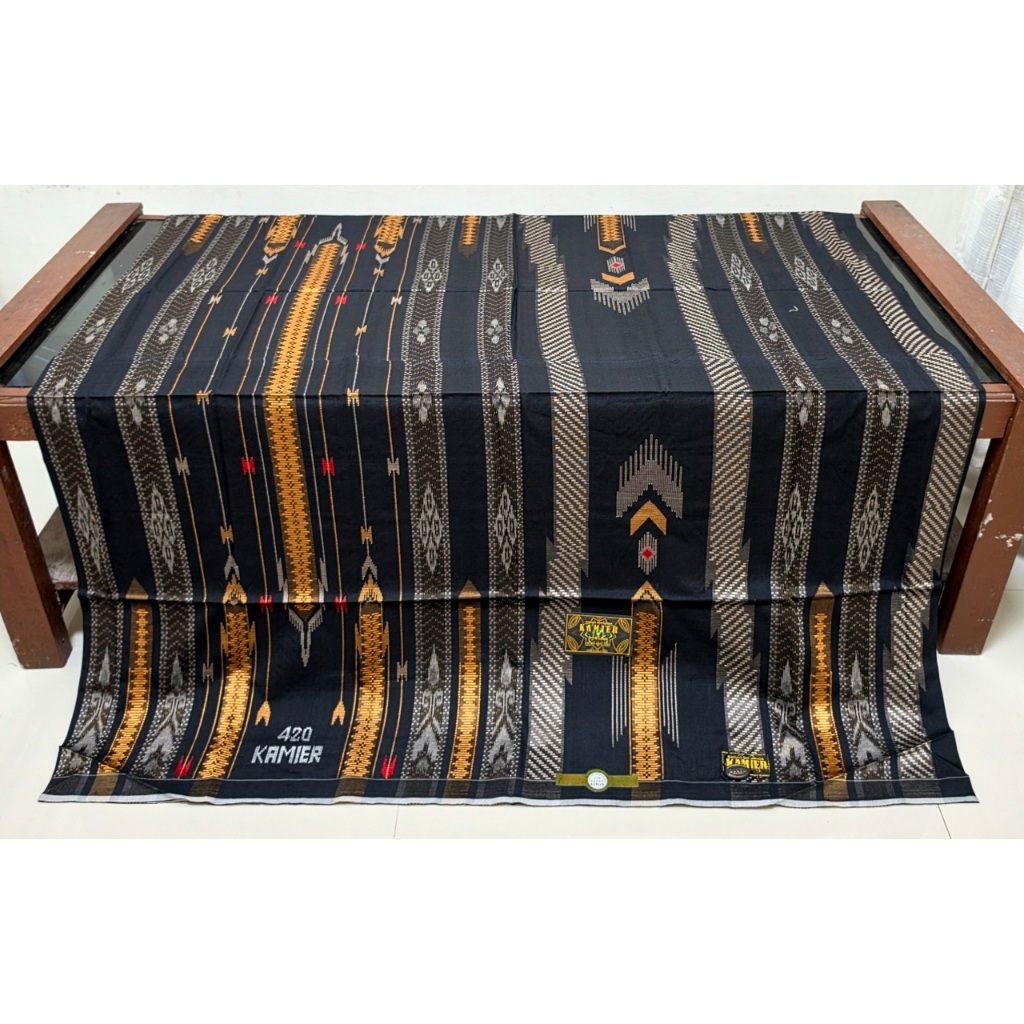 Sarung Tenun Tradisional ATBM KAMER/KAMIER Full Sutra 420 Exclusive Premium Original
