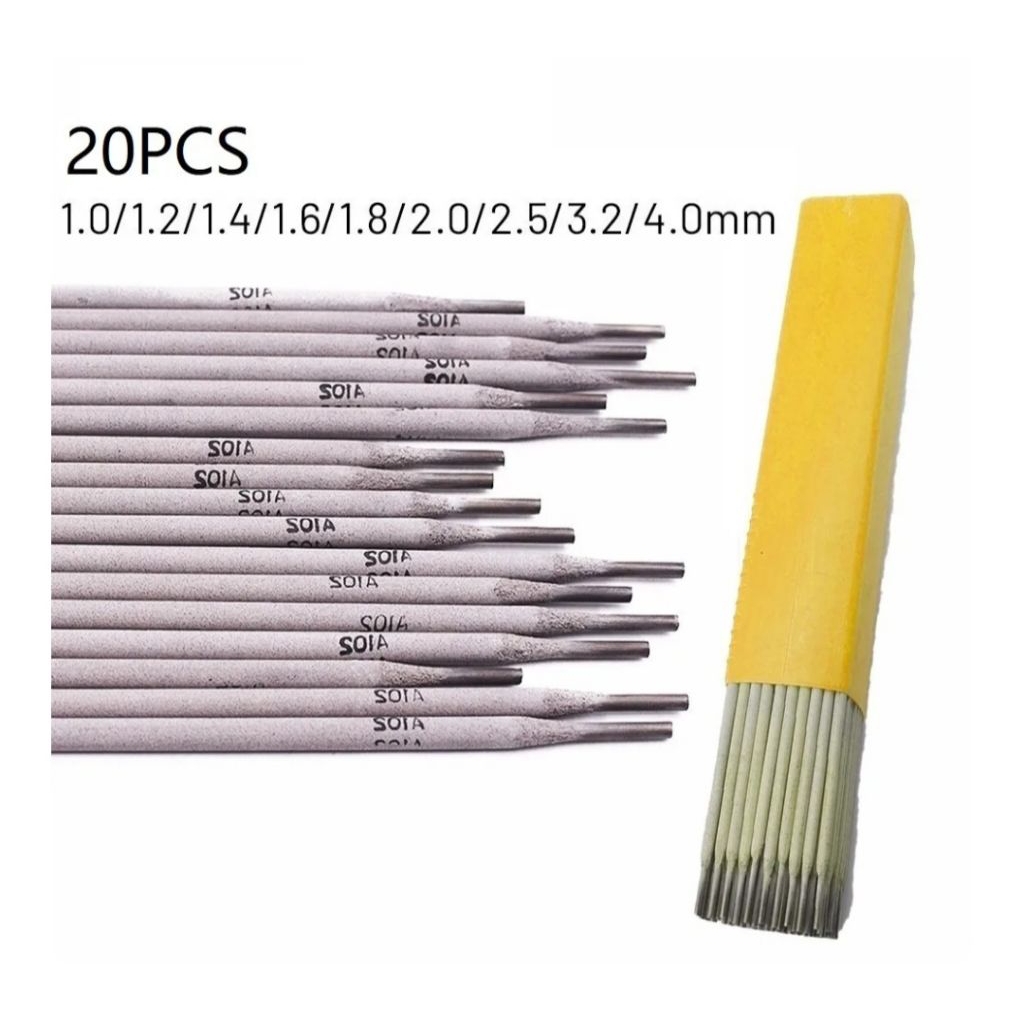 Kawat Las Elektroda Stainless Steel Welding Rod 20 PCS
