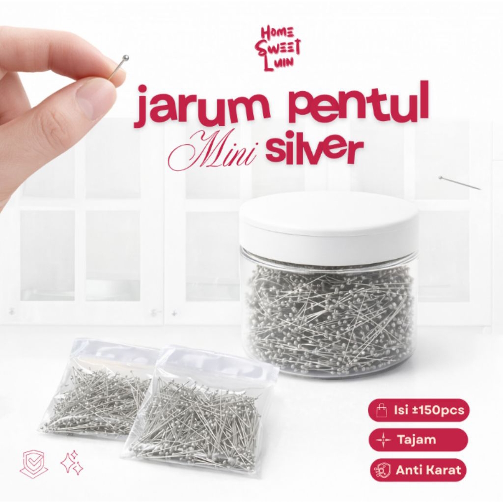 jarum pentul silver