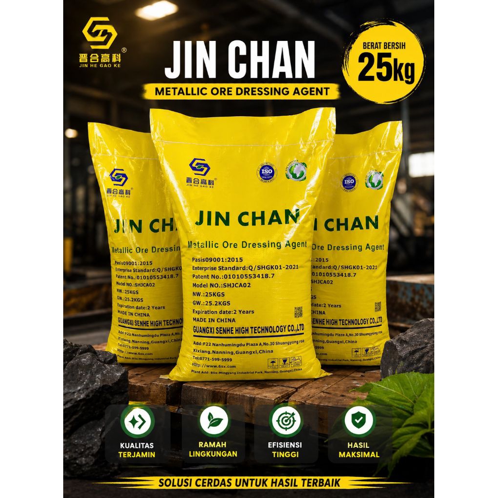 Promo Jinchan Gold Dressing Agent 25 kg Ramah Lingkungan