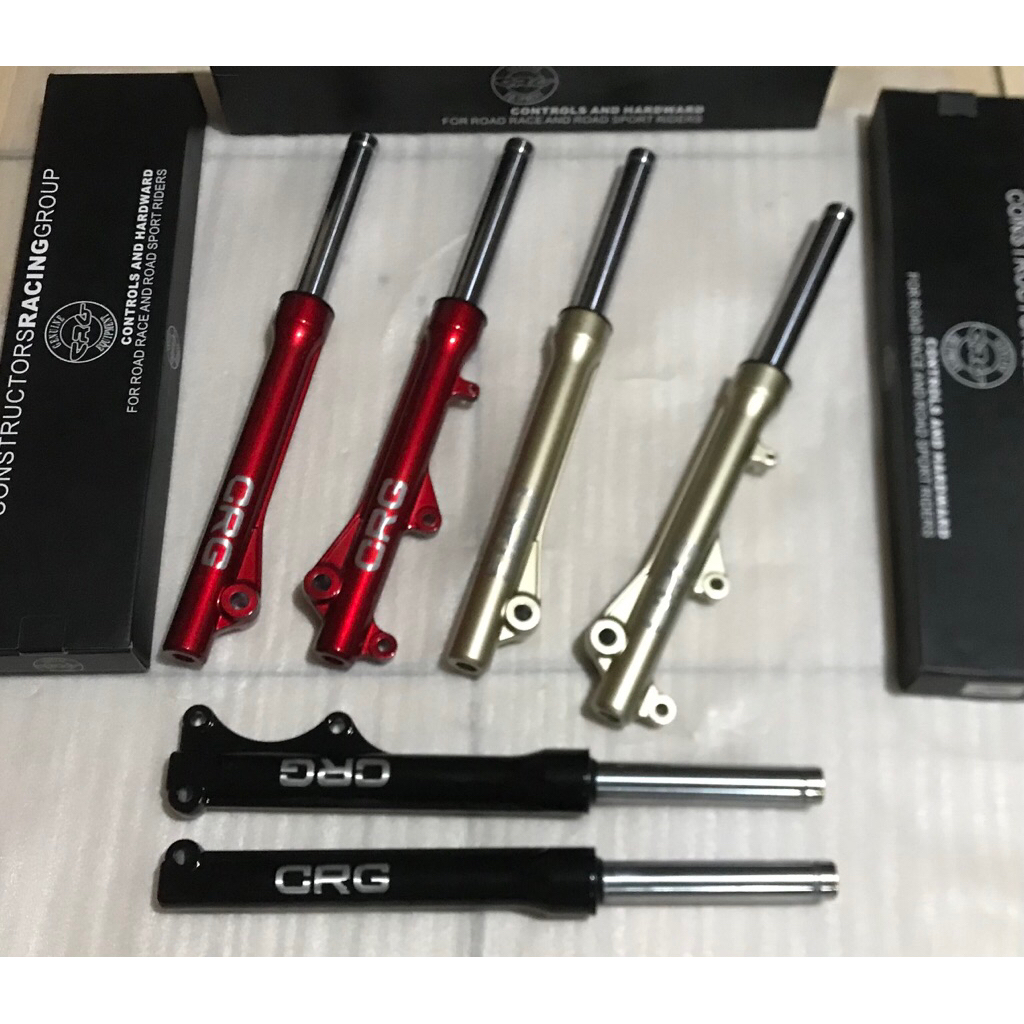 Bottom Shock / Shock Breaker Depan Motor CRG Merah,Gold,Hitam (Available Stock Mio , Beat/Beat fi/Sc