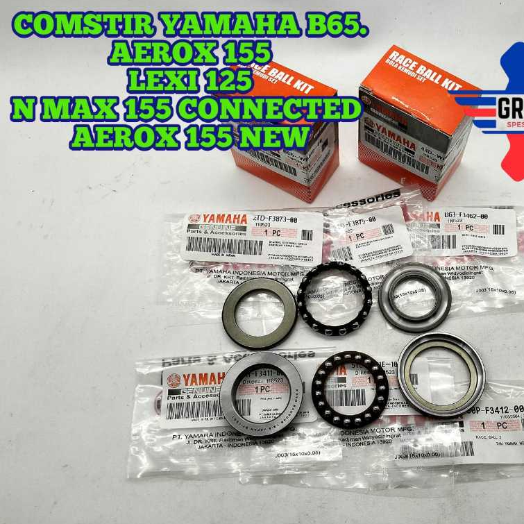 COMSTIR SET YAMAHA B65 AEROX 155 MANGKOK STANG MOTOR YAMAHA LEXI 125 AEROX 155 KOMSTIR ORI NMAX 155