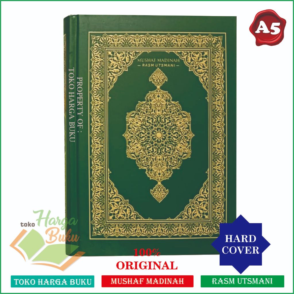 Foto MUSHAF MADINAH Rasm Utsmani Nonterjemah Ukuran Sedang A5 HC Penerbit Ummul Qura