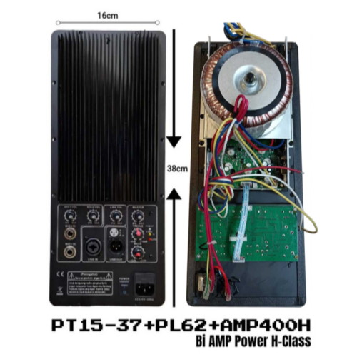 Mesin Active Power Kit 1000W Plat 16X38CM Modul Speaker Kit Power