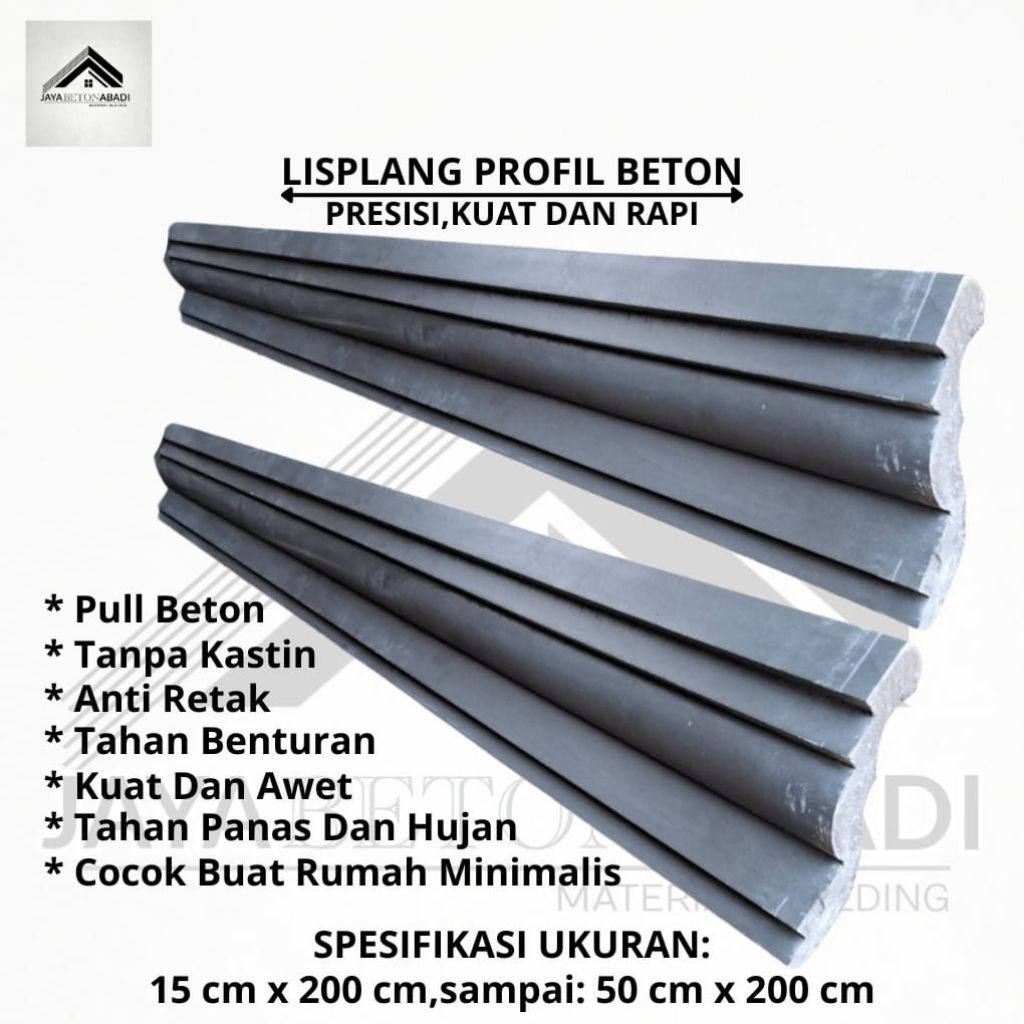JAYA BETON ABADI,LIS PLANG PROFIL BETON,LIS BETON, LIS PROFIL, Profilan Pull  Beton