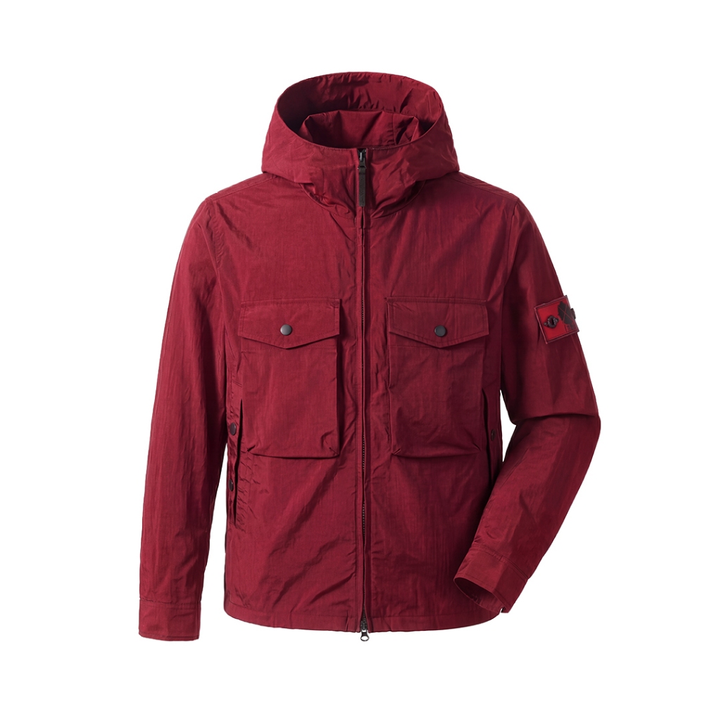 X - LAND Jacket Nylon Cringkle - Chopenhagen Kuro Edge Marron Doff