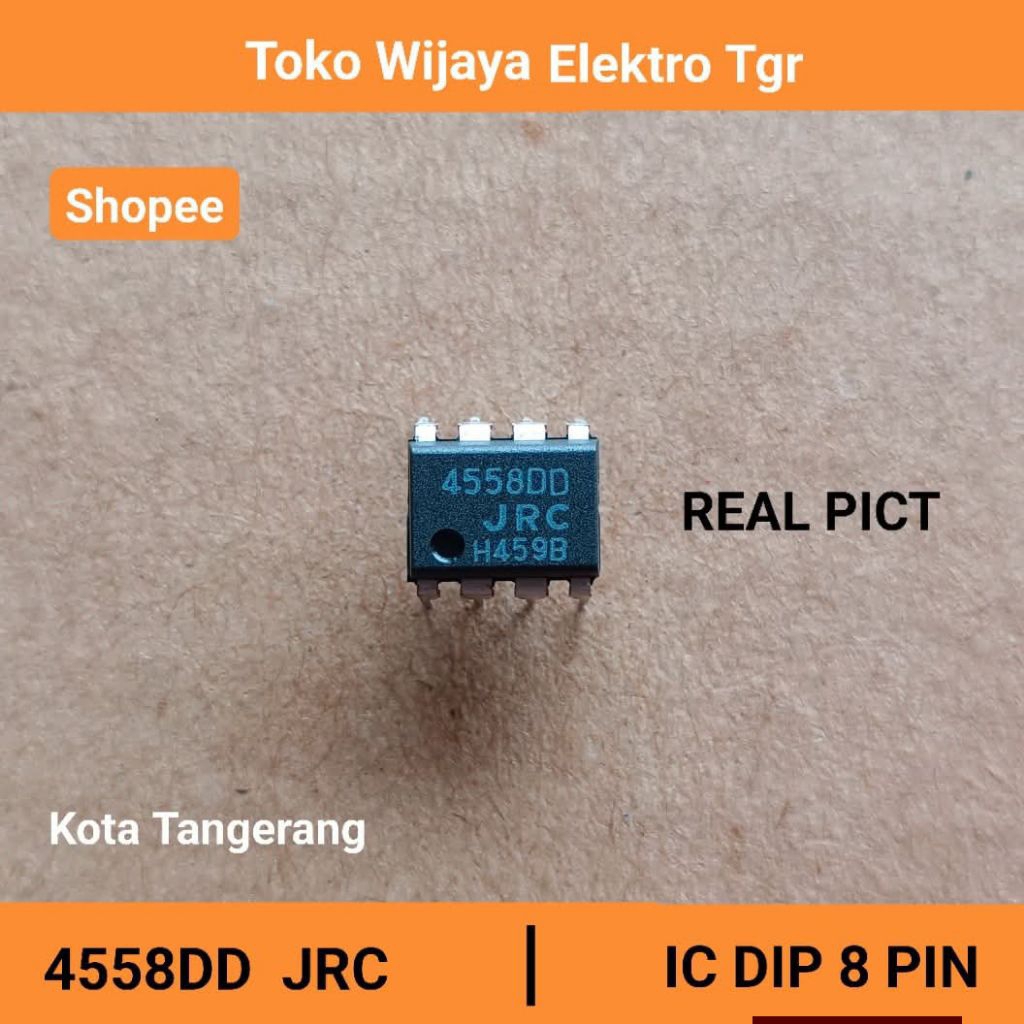 Audio Sparepart | 4558DD JRC IC Dip 8 Pin