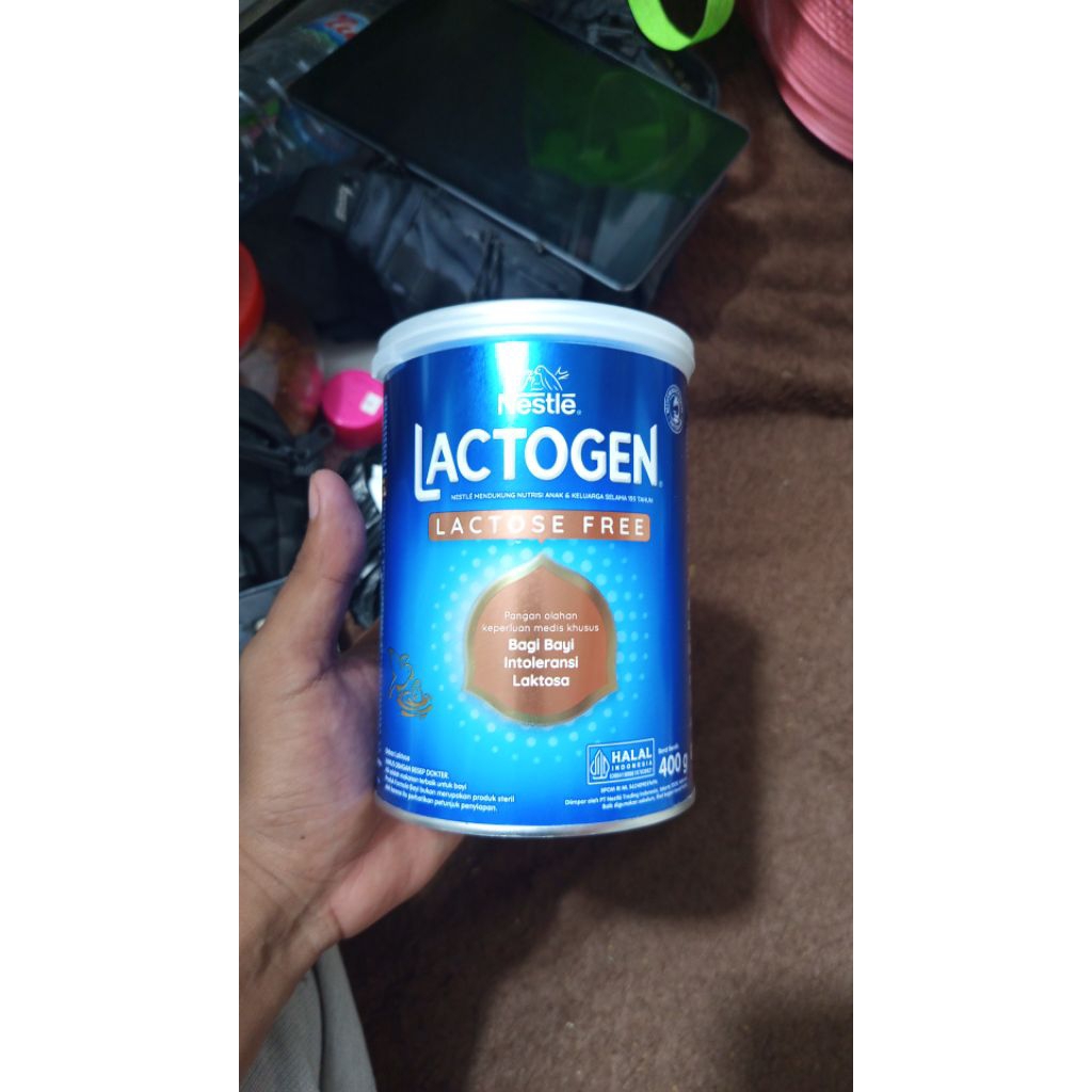 Lactogen Lactose Free 400g - Formula Bayi Bebas Laktosa untuk Intoleransi Laktosa