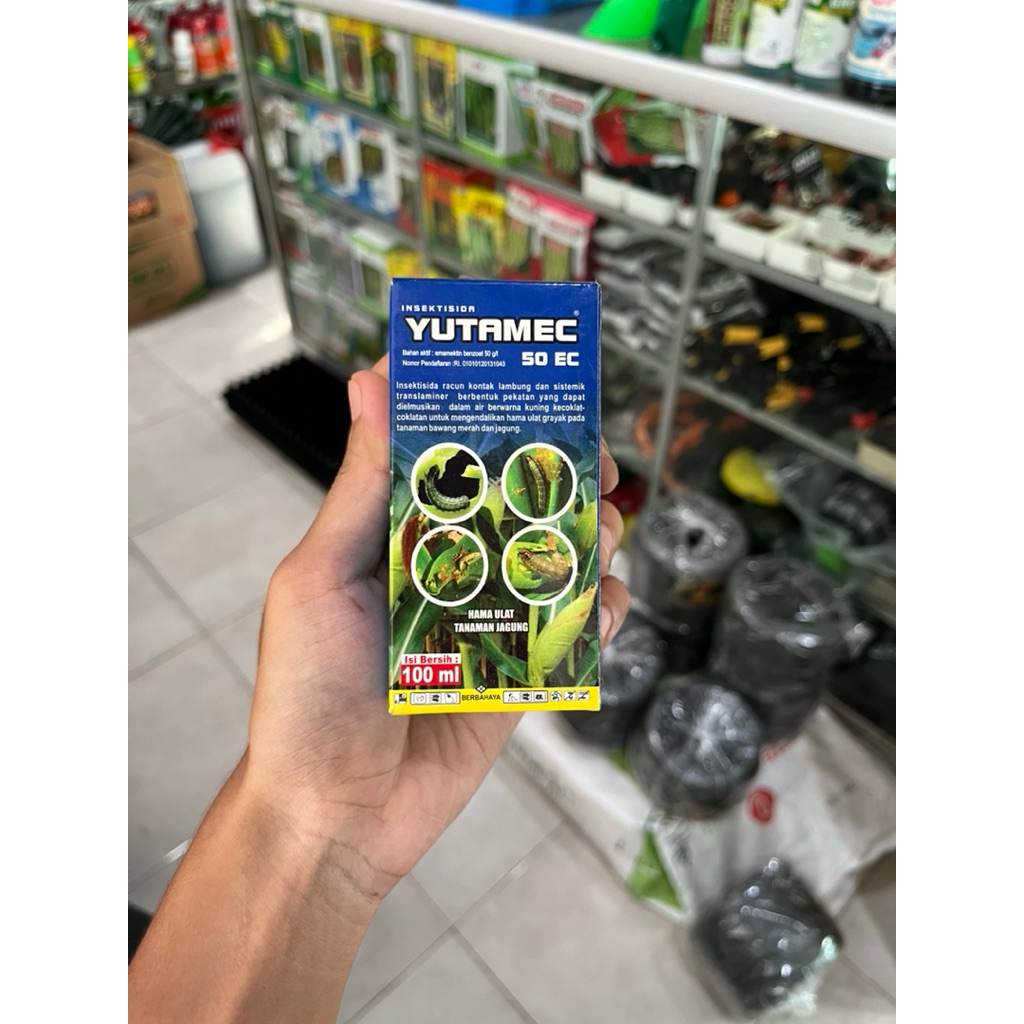 Insektisida YUTAMEC 50ec Emmamectrin Benzoate 50g/l Kemasan 100ml