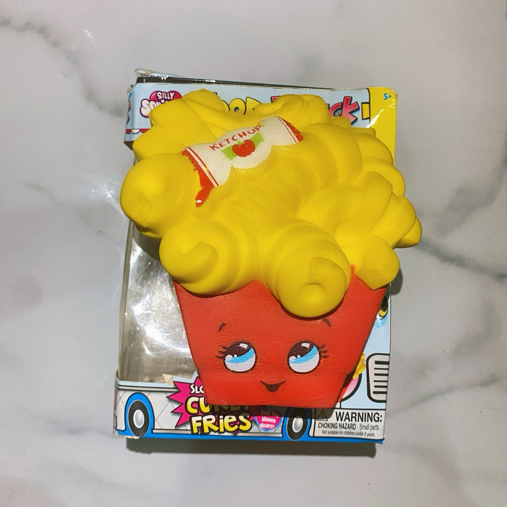 preloved squishy Curly Fries by: SILLY SQUISHIES