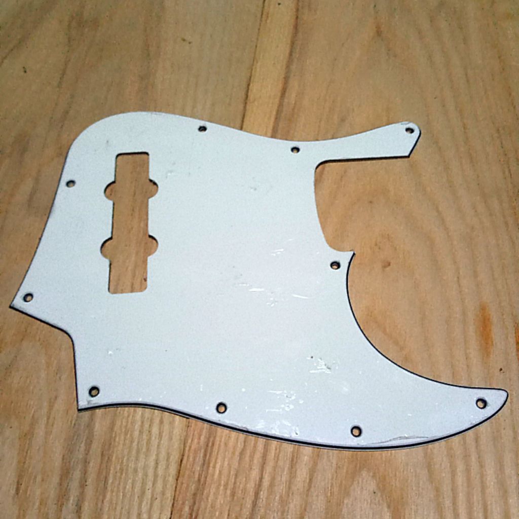 pickguard jazz bass 4 string 3 ply Bone ori