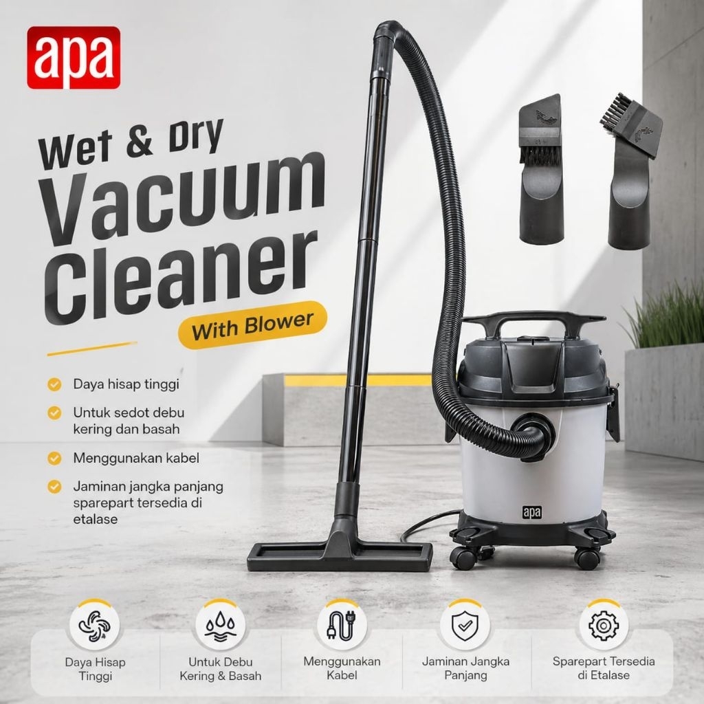 WET & DRY VACUUM CLEANER WITH BLOWER / VACUUM CLEANER