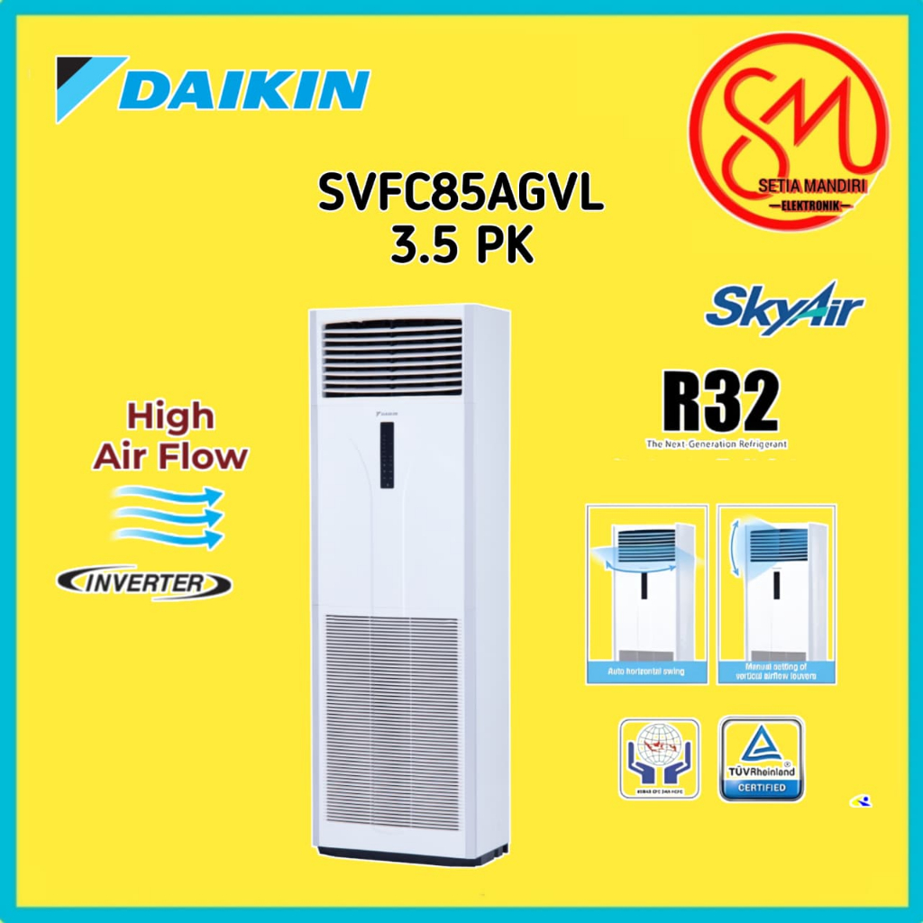 DAIKIN SVC85AVL AC Floor Standing 3.5 PK 1 Phase Remote Wireless