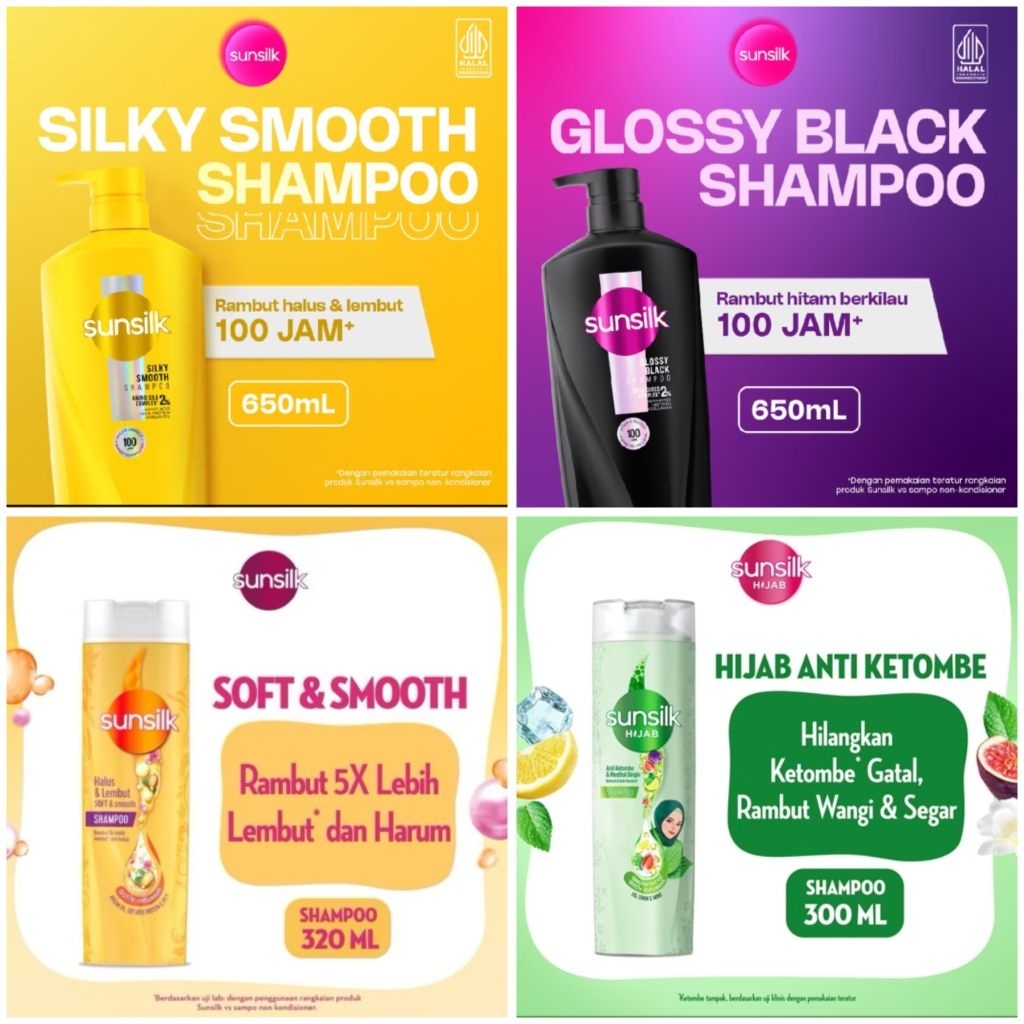 Sunsilk Shampoo 650ml / 320ml / 300ml