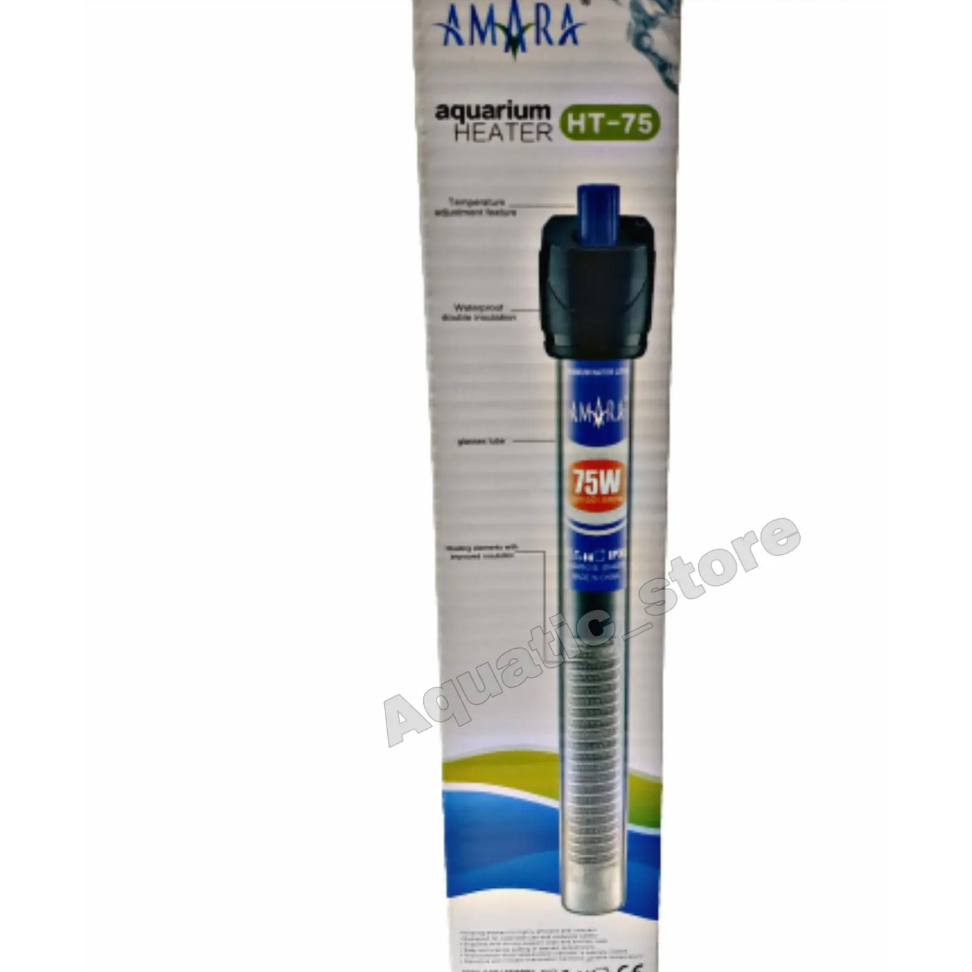 heater aquarium amara 50 75  100watt ht amara - 100 watt