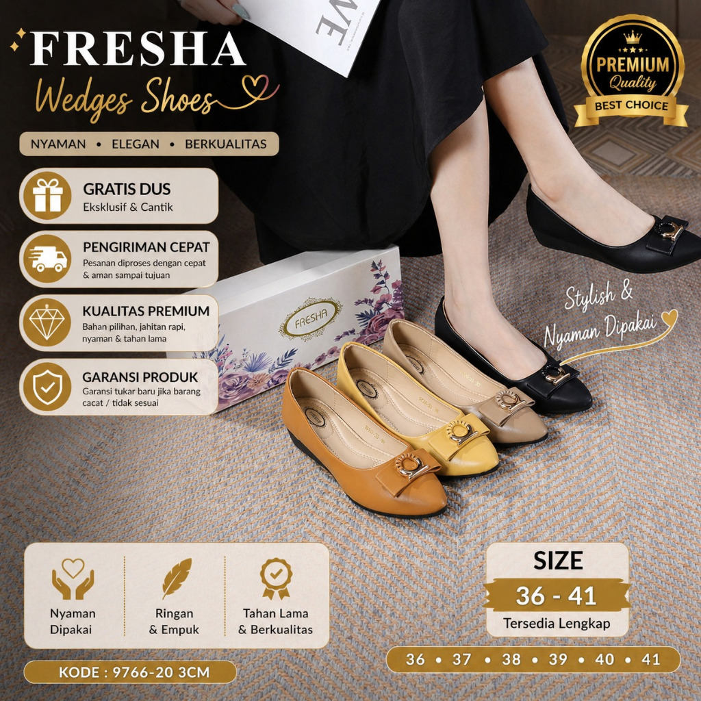 WEDGES SHOES FRESHA 9766-20