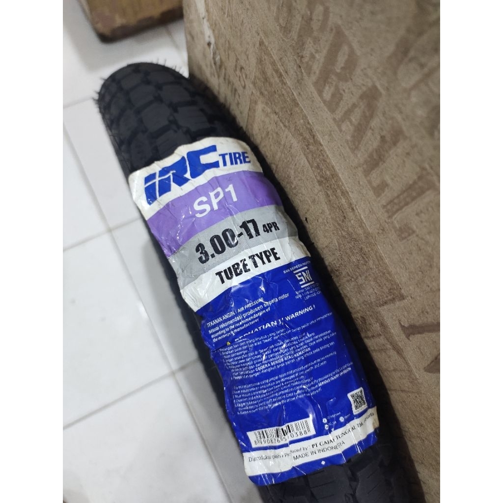 Ban IRC 300 - 17 SP 1 SP1 Motif Kotak