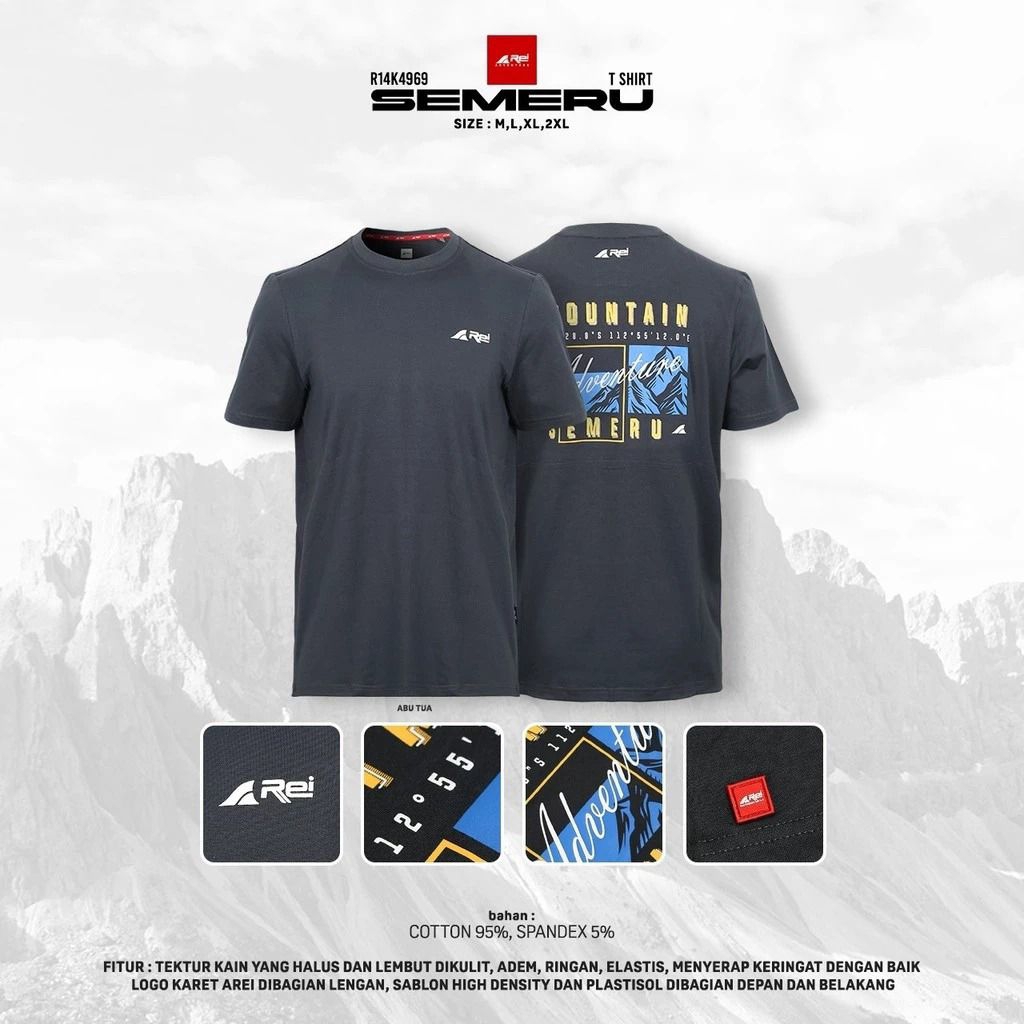 KAOS PENDEK REI SEMERU