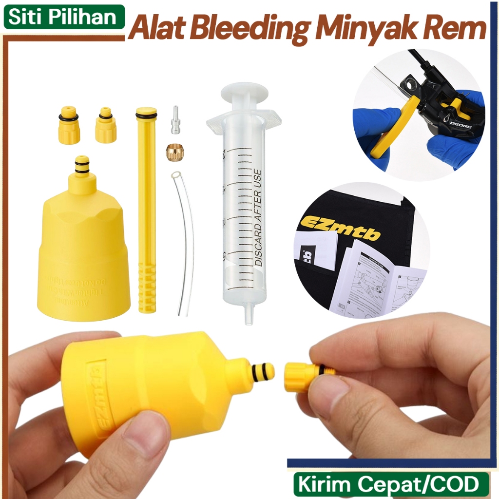 Alat Bleeding Disc Brake Bleeder Kit Minyak Rem Hidrolik Dilengkapi Syringe Ganti Oli Rem Sepeda Roa
