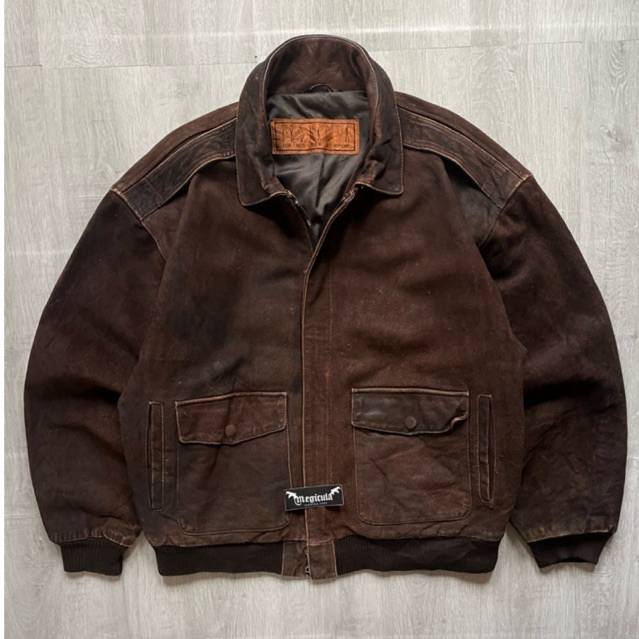 Dakota Vintage Flight Type A-2 Nubuck Leather Jacket
