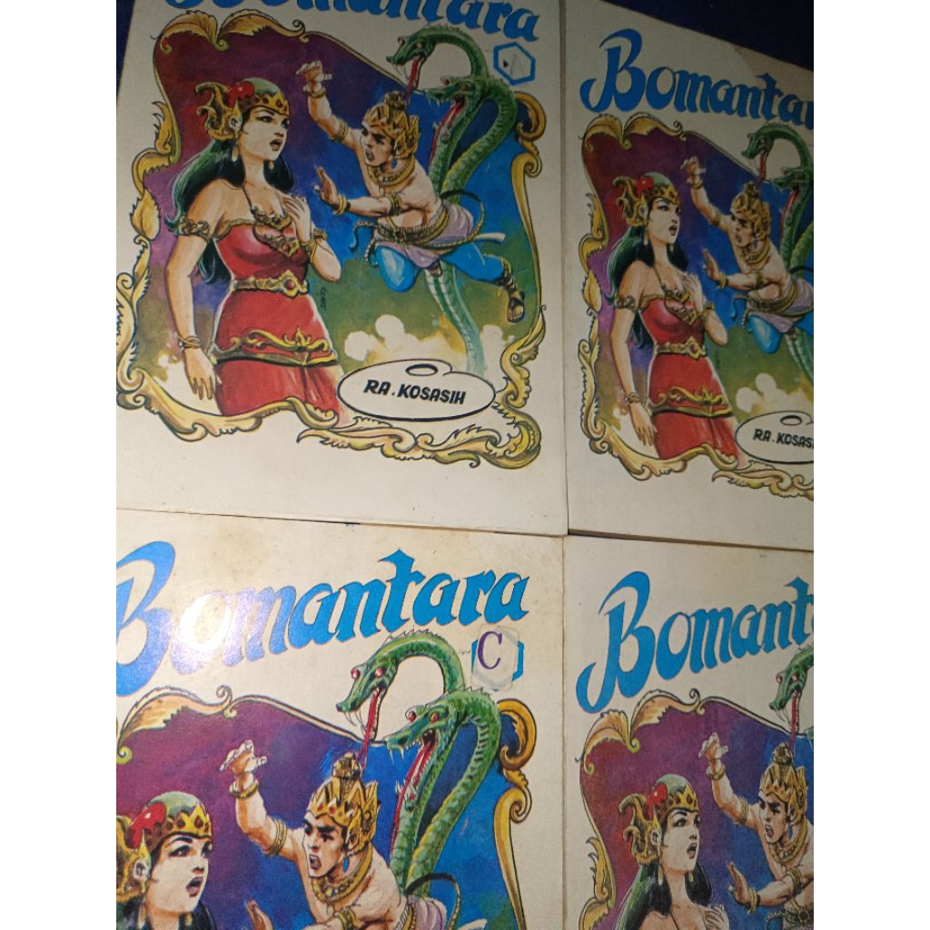 Bomantara, Komik Bomantara karya RA Kosasih, set 4 buku Bomantara lengkap kondisi sangat mulus, komi