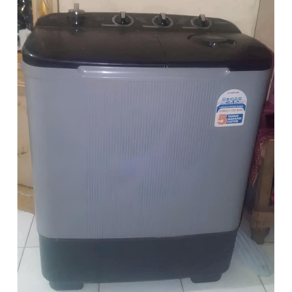 Mesin Cuci Bekas Sanken 8,5kg Normal Seken Tinggal Pakai