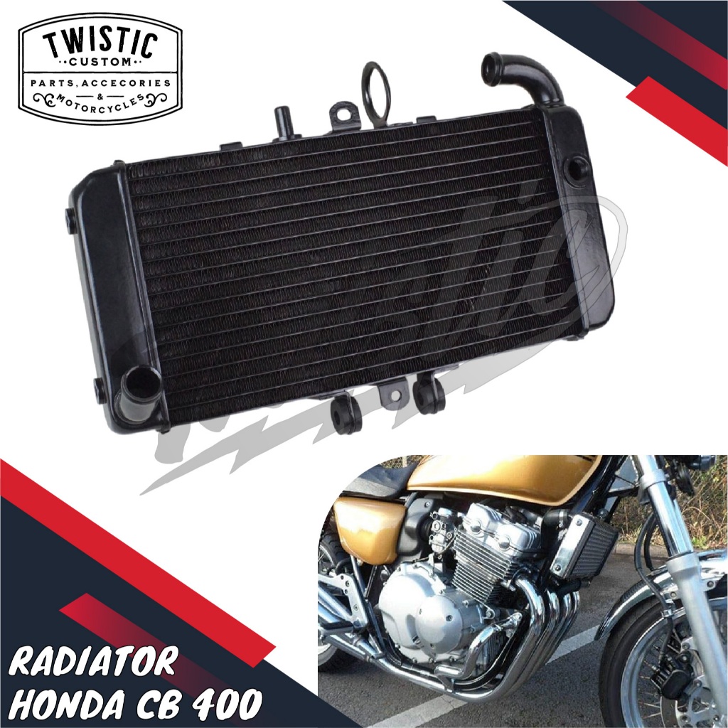 Radiator Pendingin Mesin Tangki Air Water Tank Cooler Engine Cooling Motor Honda CB 400 CB400 1993-1