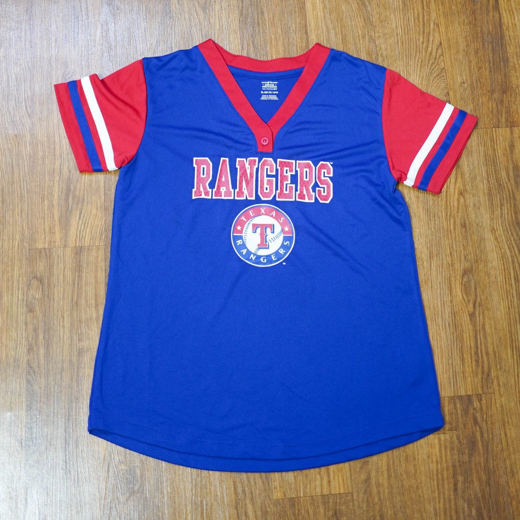 MLB Texas Rangers Girls Henley Jersey