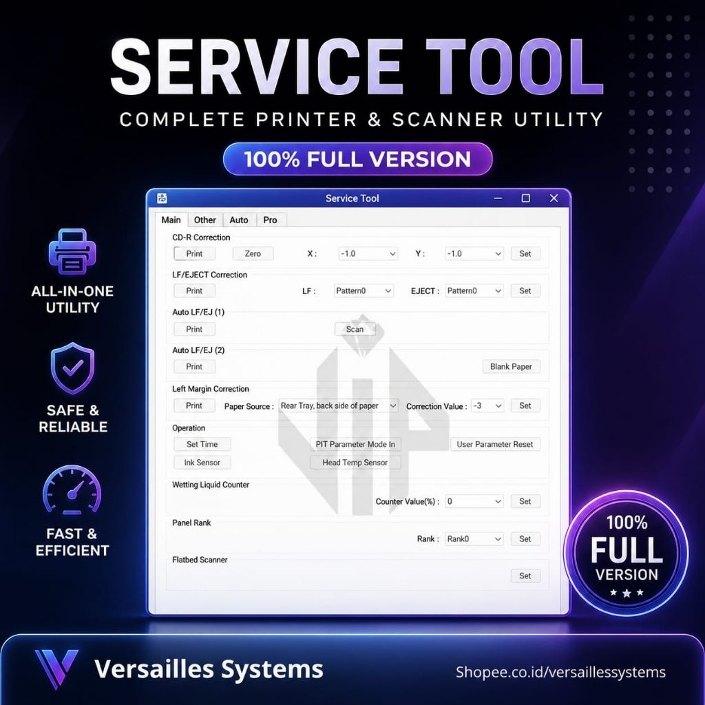Program Resetter Canon G1000 G2000 G3000 G4000 Full Version Unlimited Reset
