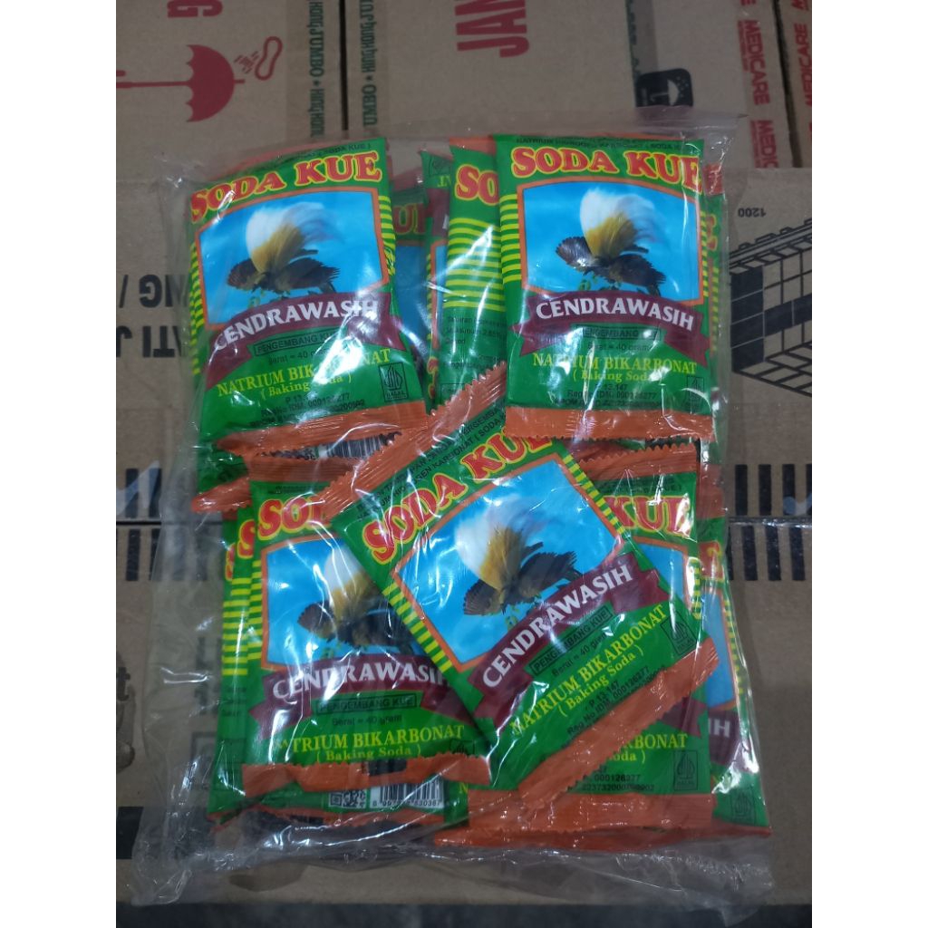 Soda Kue Cendrawasih Pengembang Kue - Natrium Bikarbonat (Baking Soda)