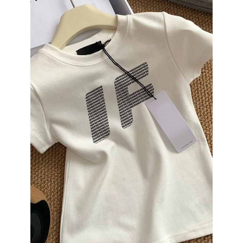 KANOKANO / Crop Top / Kaos Pendek Wanita / Slimfit / Clean Fit Minimalist Korean Style / Text Print