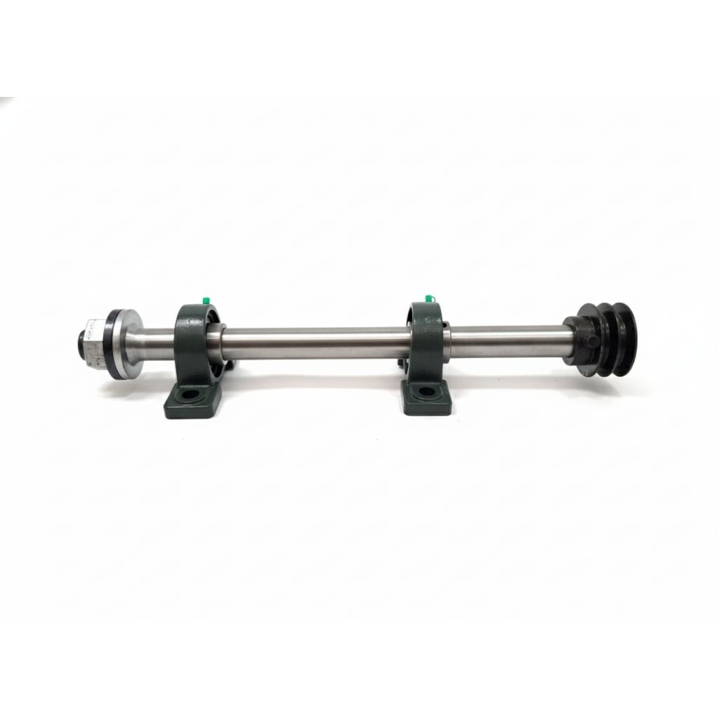 As serkel 1½ inch panjang 40 cm lengkap bearing dan pully