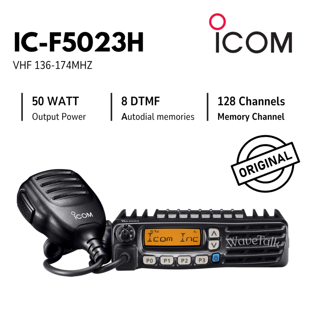 ICOM IC-F5023H/ICOM F5023H/IC F5023H MOBILE TRANSCEIVER / RADIO RIG MOBIL ICOM IC-F5023H 100% ORIGIN