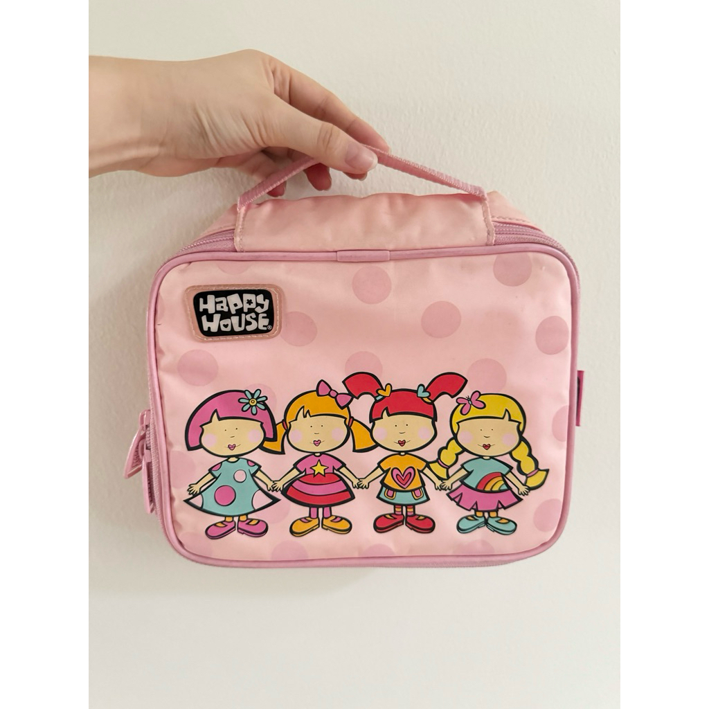Happy house bag four kids cute pink original