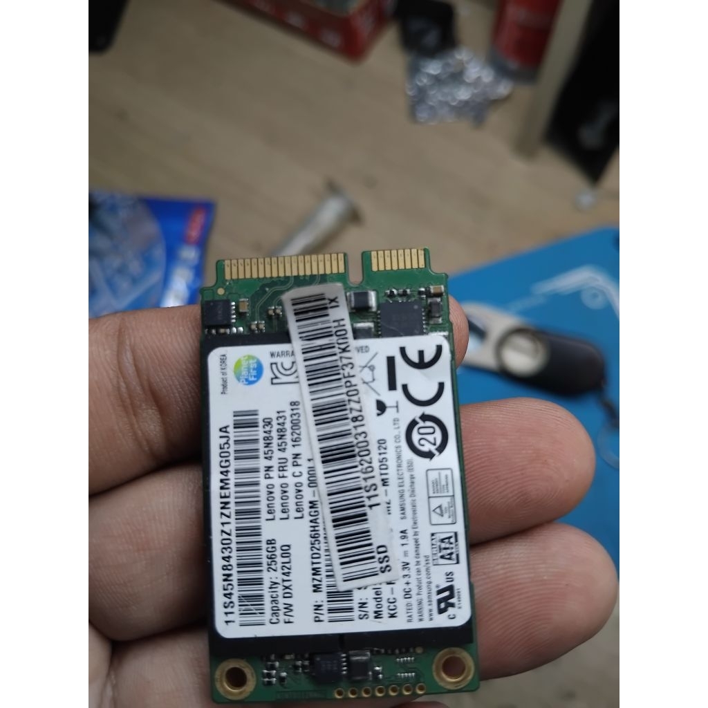 SSD Msata Samsung 256GB