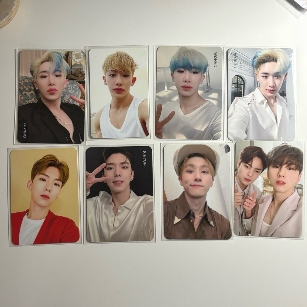 [READY] MONSTA X WONHO KIHYUN CHANGKYUN MINHYUK UNIT PC PHOTOCARD OFFICIAL