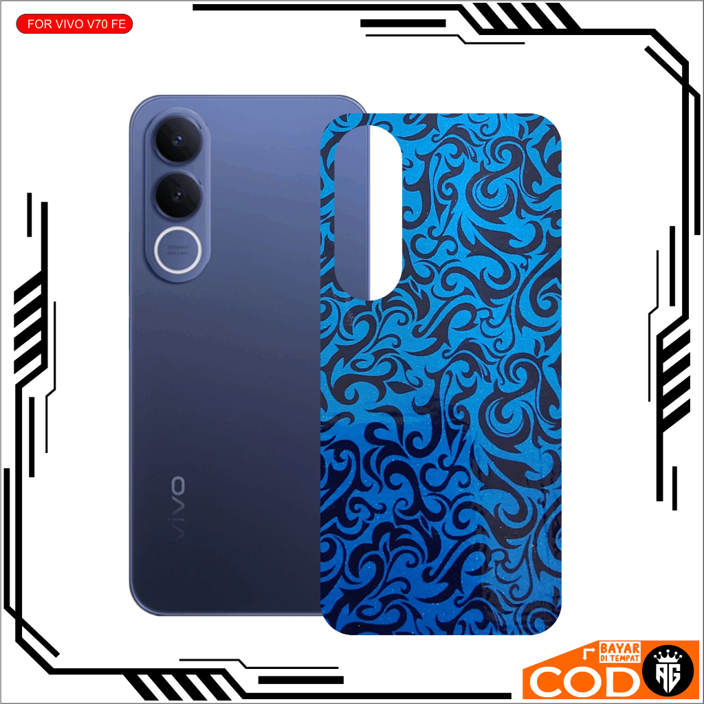 PROMO Graskin Carbon VIVO V70 FE Terbaru Anti Jamur Pelindung Belakangan HP