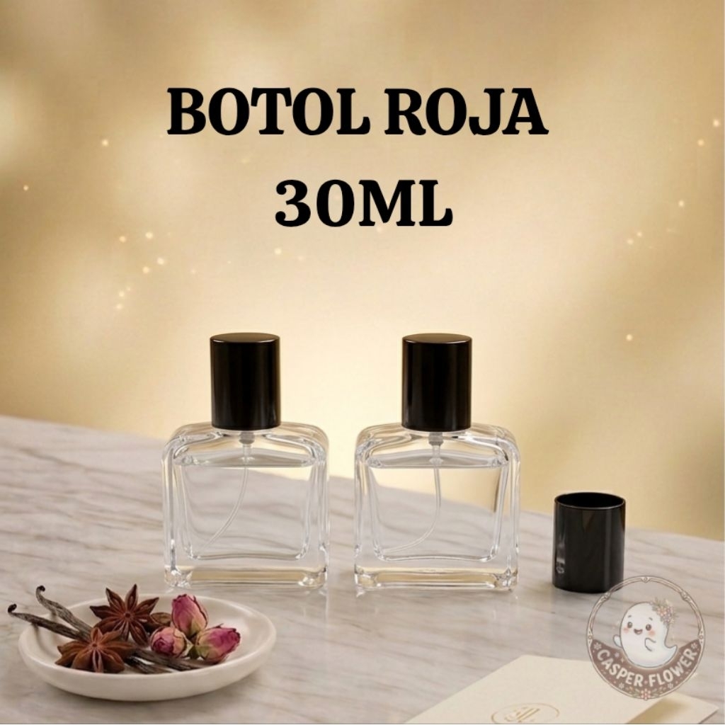 BOTOL PARFUM ROJA 30ML | BOTOL PARFUM KOSONG | DRAT