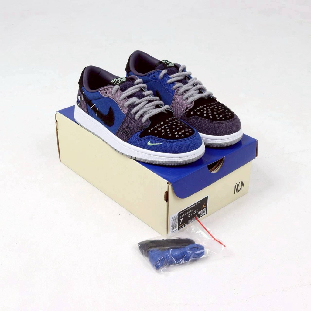 ( BDGSNKRS ) Sepatu Nike Air Jordan 1 Low Zion Williamson Voodoo Alternate