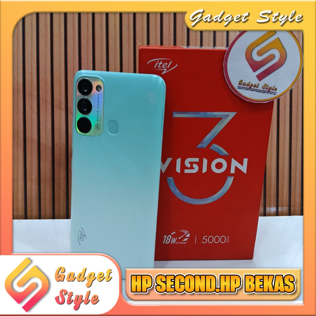Itel Vision 3 Ram 3 Rom 32GB Second Resmi Gadget Style Store