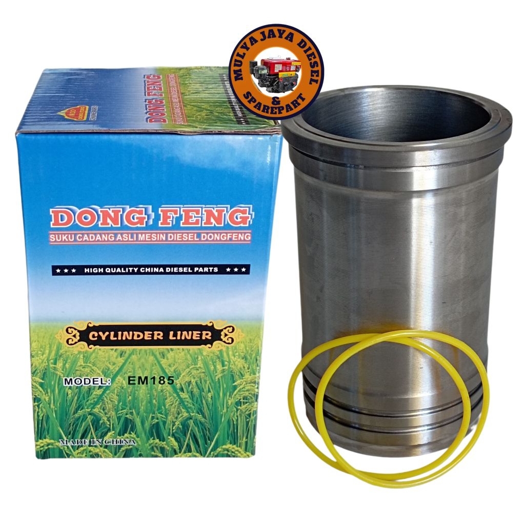 Buring R100 EM185 Cylinder Liner merk Marlin dan Dongfeng.